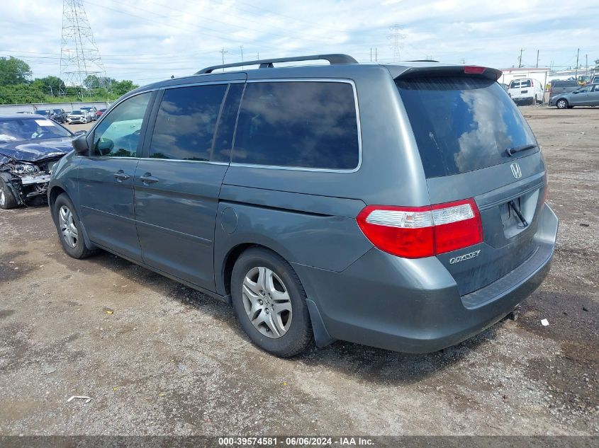 2007 Honda Odyssey Ex-L VIN: 5FNRL38697B449147 Lot: 39574581