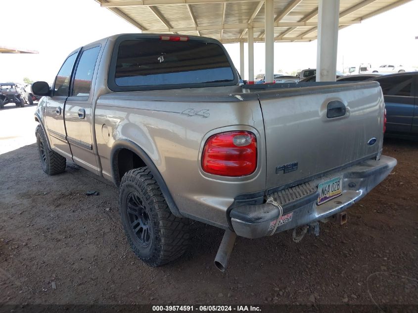 2002 Ford F-150 Lariat/Xlt VIN: 1FTRW08L52KD78813 Lot: 39574591