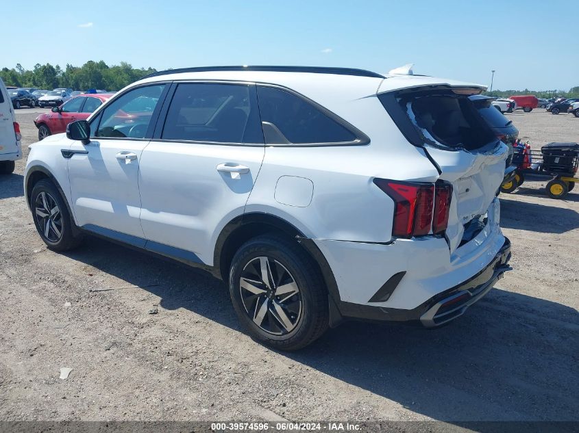 2022 Kia Sorento S VIN: 5XYRL4LC2NG162323 Lot: 39574596