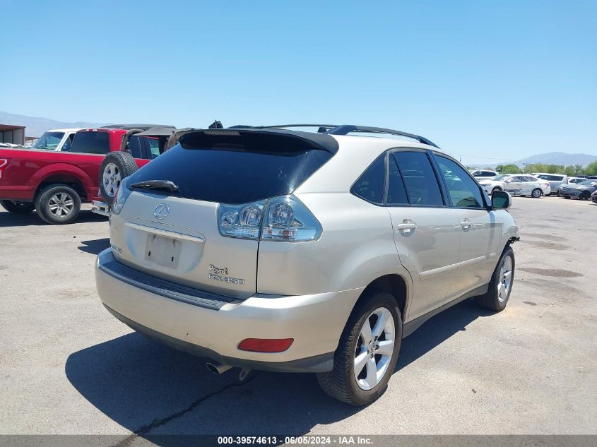 2007 Lexus Rx 350 VIN: JTJGK31U770003884 Lot: 39574613