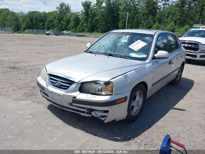 2005 Hyundai Elantra Gls/Gt VIN: KMHDN56D15U156781 Lot: 39574629