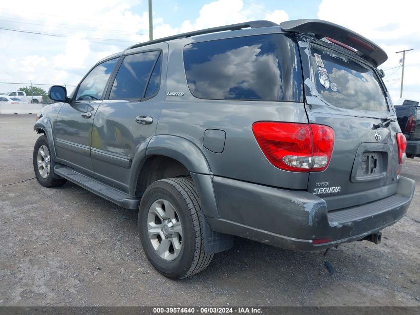 2005 Toyota Sequoia Limited V8 VIN: 5TDZT38A45S251377 Lot: 39574640