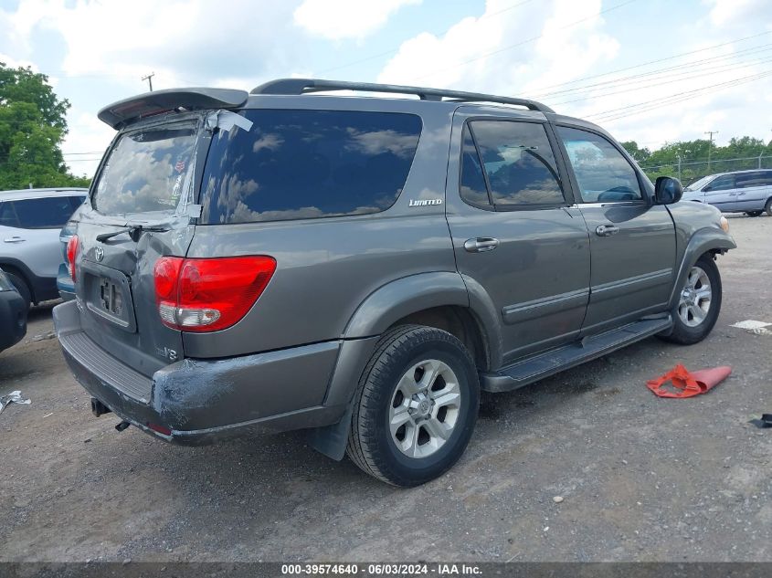 2005 Toyota Sequoia Limited V8 VIN: 5TDZT38A45S251377 Lot: 39574640