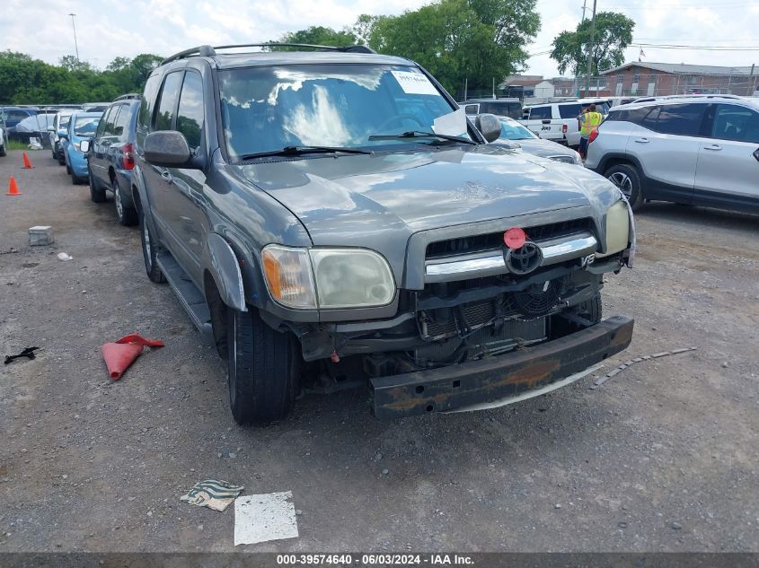 2005 Toyota Sequoia Limited V8 VIN: 5TDZT38A45S251377 Lot: 39574640