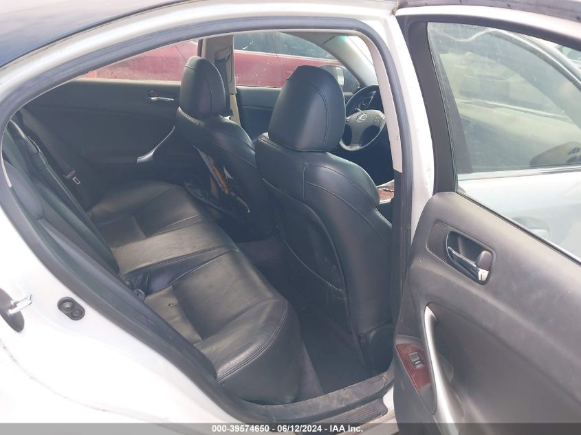 2008 Lexus Is 250 VIN: JTHBK262585083350 Lot: 39574650