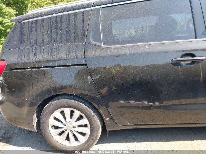 2015 Kia Sedona Ex VIN: KNDMC5C16F6019989 Lot: 39574660