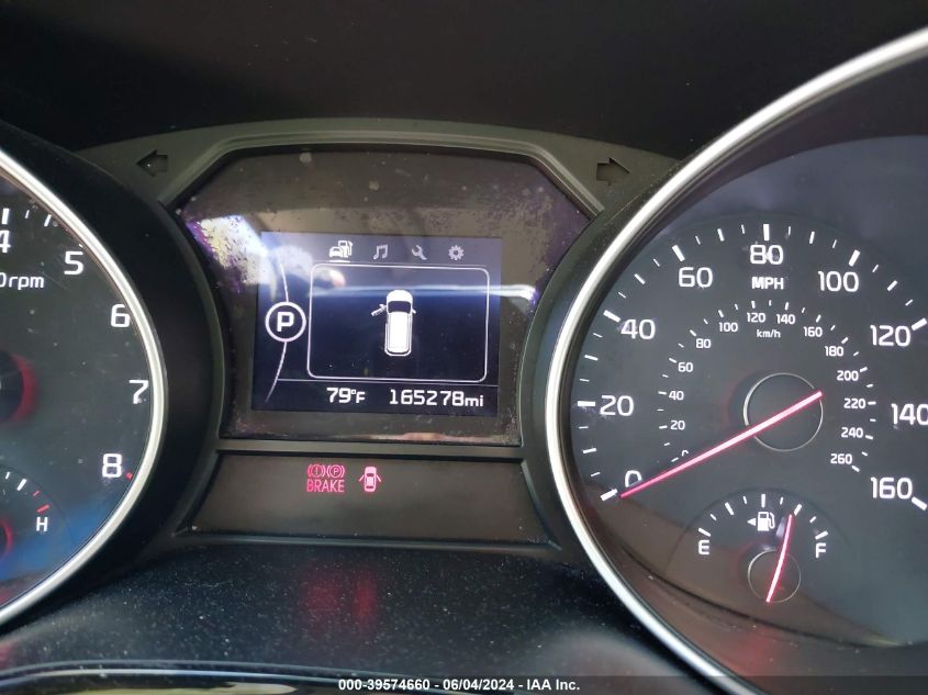 2015 Kia Sedona Ex VIN: KNDMC5C16F6019989 Lot: 39574660