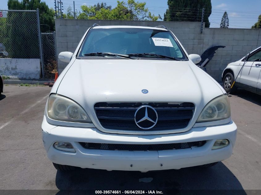 2003 Mercedes-Benz Ml 350 VIN: 4JGAB57E83A434402 Lot: 39574661