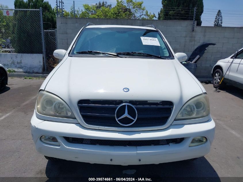 2003 Mercedes-Benz Ml 350 VIN: 4JGAB57E83A434402 Lot: 39574661