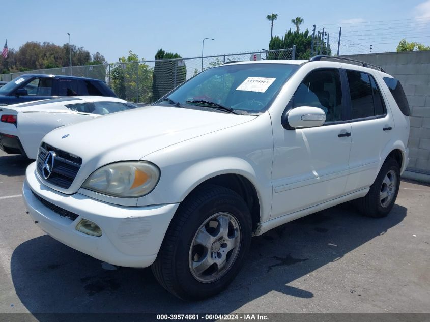 2003 Mercedes-Benz Ml 350 VIN: 4JGAB57E83A434402 Lot: 39574661