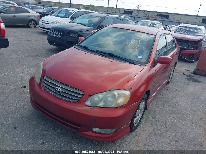 2004 Toyota Corolla S VIN: 2T1BR32E44C247896 Lot: 39574685