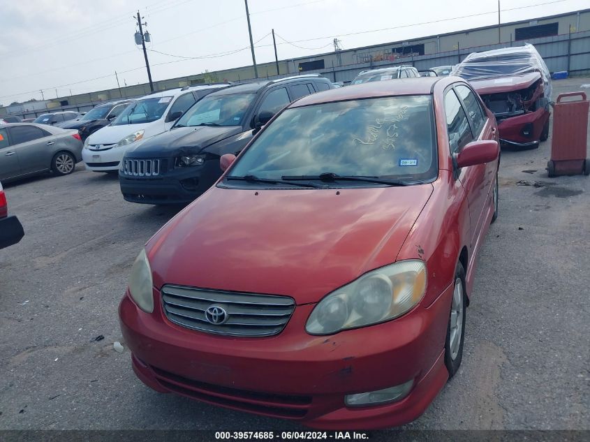 2004 Toyota Corolla S VIN: 2T1BR32E44C247896 Lot: 39574685