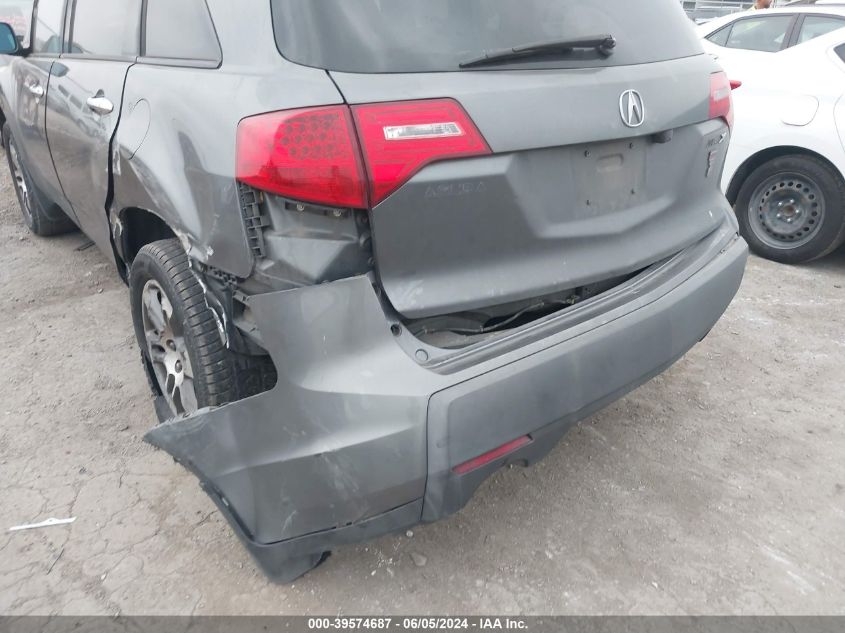 2007 Acura Mdx Technology Package VIN: 2HNYD28467H546411 Lot: 39574687