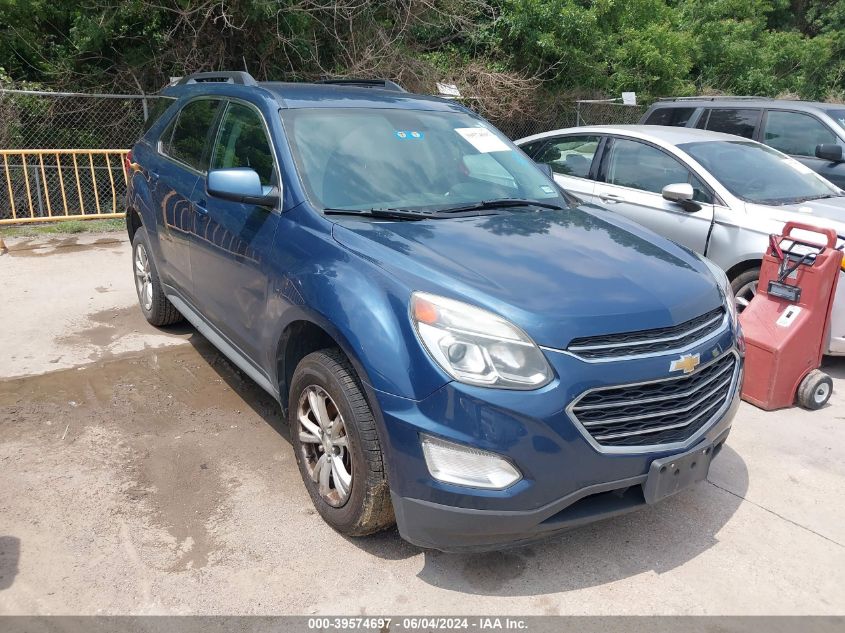 2016 Chevrolet Equinox Lt VIN: 2GNALCEK8G6317671 Lot: 39574697