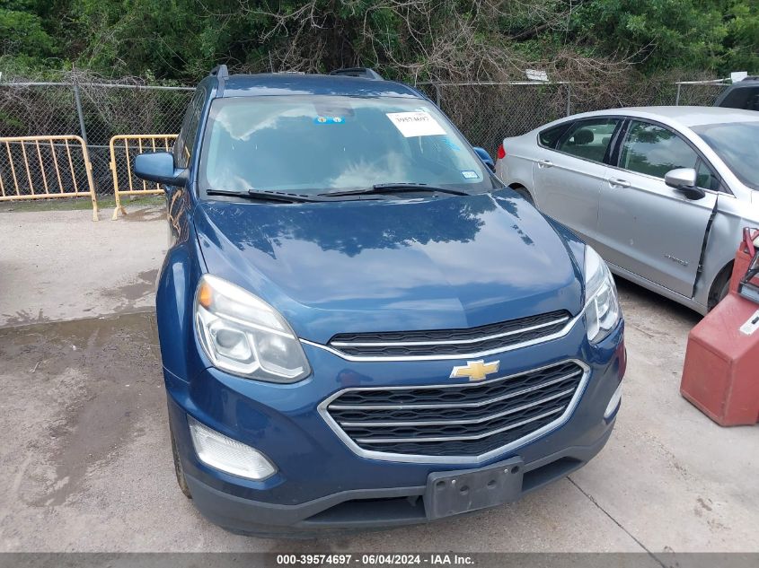 2016 Chevrolet Equinox Lt VIN: 2GNALCEK8G6317671 Lot: 39574697