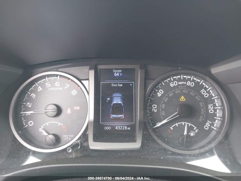 2019 Toyota Tacoma Trd Off Road VIN: 5TFCZ5AN1KX198964 Lot: 39574700