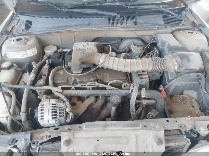 2001 Chevrolet Cavalier VIN: 1G1JC524117364129 Lot: 39574706