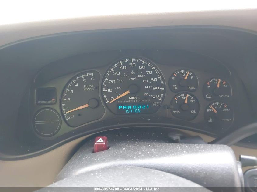 2002 Chevrolet Tahoe Lt VIN: 1GNEK13Z12J288714 Lot: 39574708