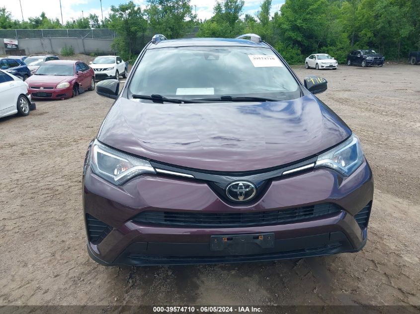2017 Toyota Rav4 Le VIN: 2T3BFREV4HW615240 Lot: 39574710
