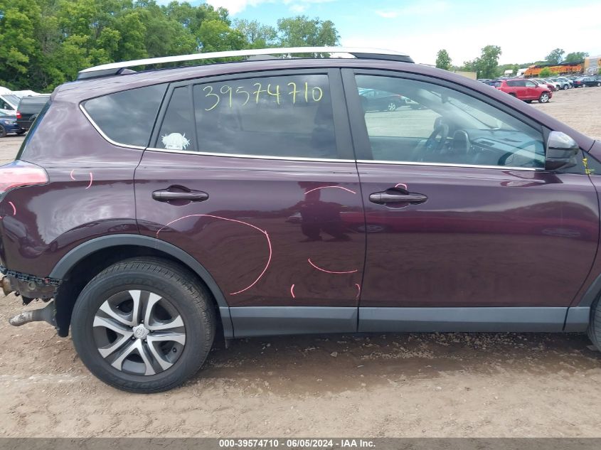 2017 Toyota Rav4 Le VIN: 2T3BFREV4HW615240 Lot: 39574710