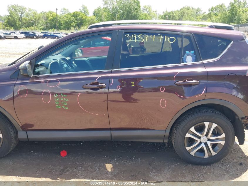 2017 Toyota Rav4 Le VIN: 2T3BFREV4HW615240 Lot: 39574710