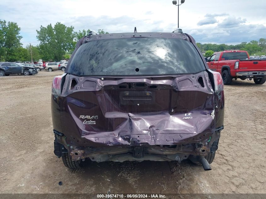 2017 Toyota Rav4 Le VIN: 2T3BFREV4HW615240 Lot: 39574710