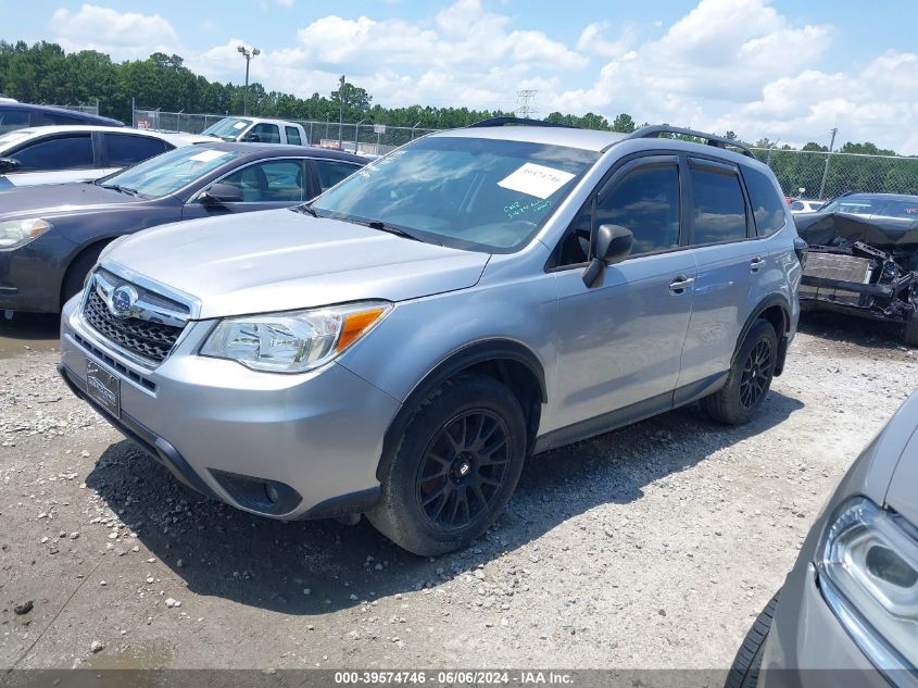 2015 Subaru Forester 2.5I VIN: JF2SJABC7FH807212 Lot: 39574746