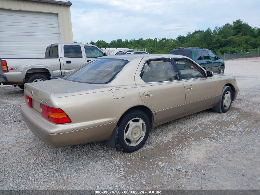 1999 Lexus Ls 400 VIN: JT8BH28F9X0142796 Lot: 39574756