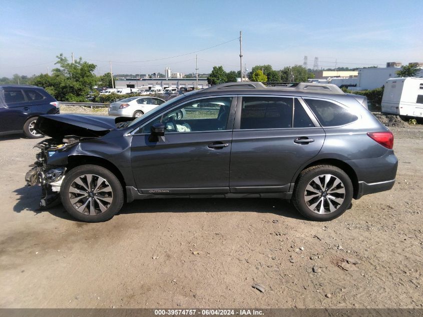 2015 Subaru Outback 2.5I Limited VIN: 4S4BSANC5F3312510 Lot: 39574757