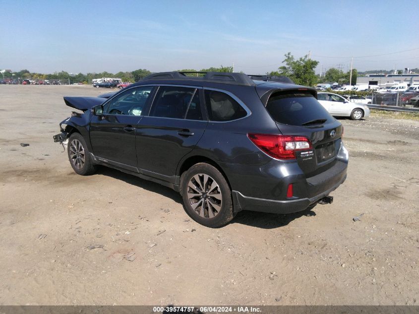 2015 Subaru Outback 2.5I Limited VIN: 4S4BSANC5F3312510 Lot: 39574757