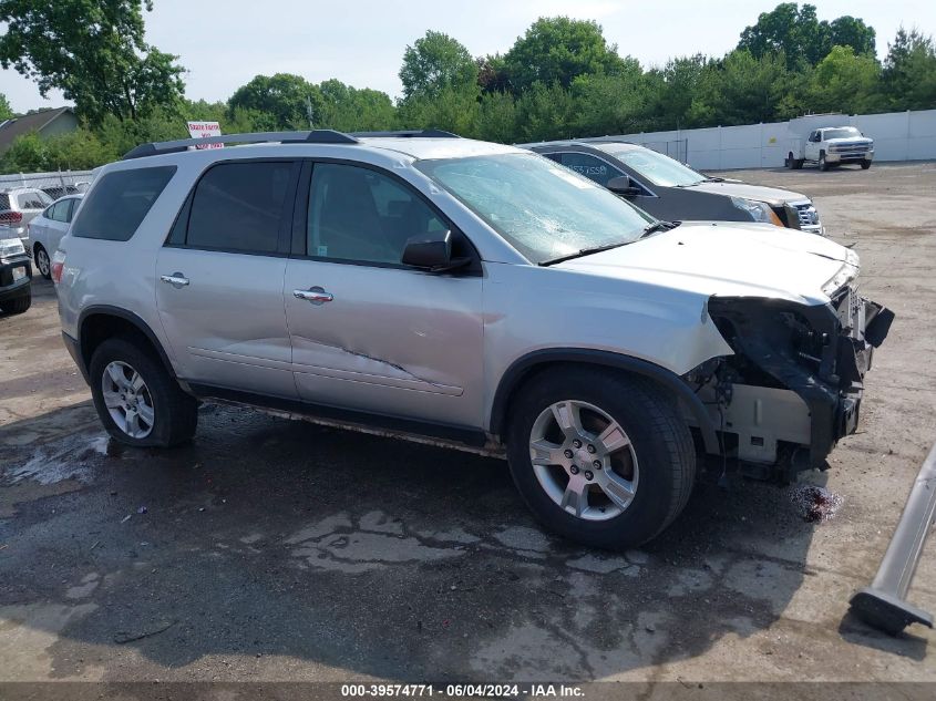 2011 GMC Acadia Sl VIN: 1GKKRNED8BJ374171 Lot: 39574771