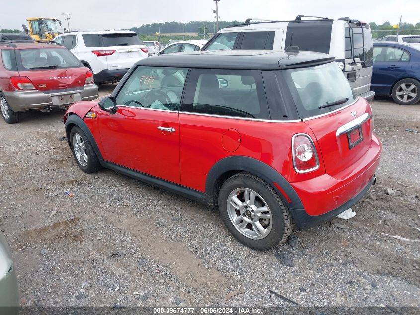 2013 Mini Hardtop VIN: WMWSU3C56DT549239 Lot: 39574777