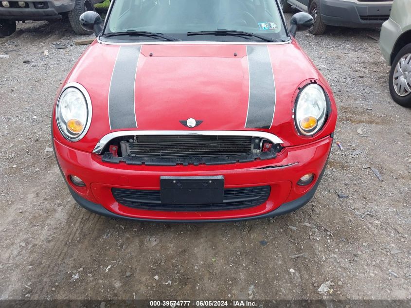 2013 Mini Hardtop VIN: WMWSU3C56DT549239 Lot: 39574777