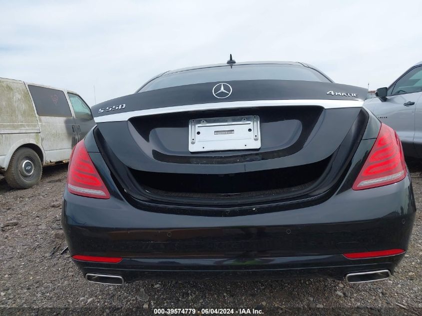 2014 Mercedes-Benz S 550 4Matic VIN: WDDUG8FB9EA063478 Lot: 39574779