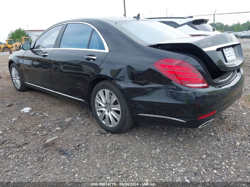 2014 Mercedes-Benz S 550 4Matic VIN: WDDUG8FB9EA063478 Lot: 39574779