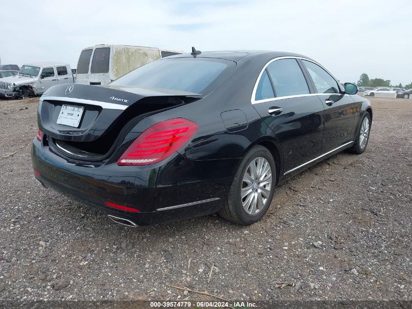 2014 Mercedes-Benz S 550 4Matic VIN: WDDUG8FB9EA063478 Lot: 39574779