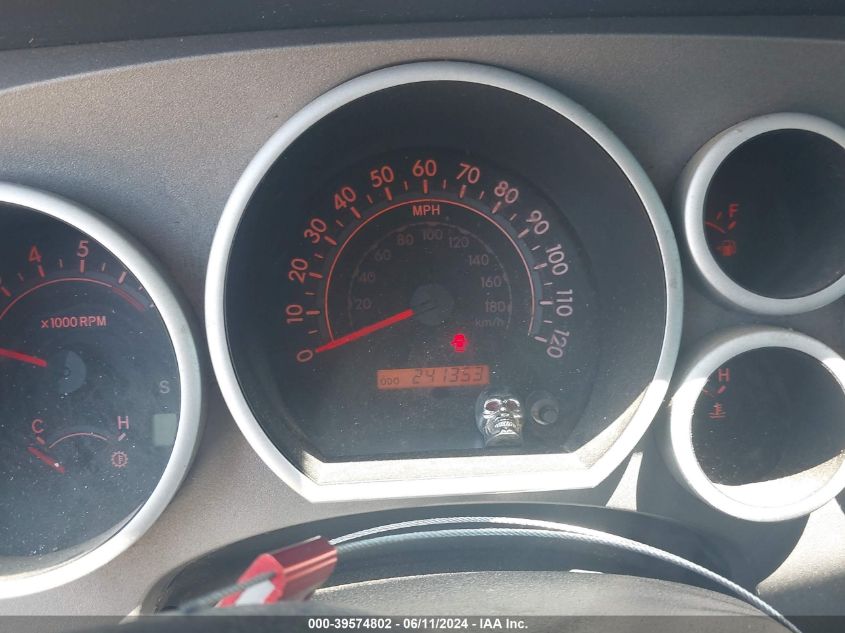 2010 Toyota Tundra Grade 5.7L V8 VIN: 5TFUW5F19AX115105 Lot: 39574802