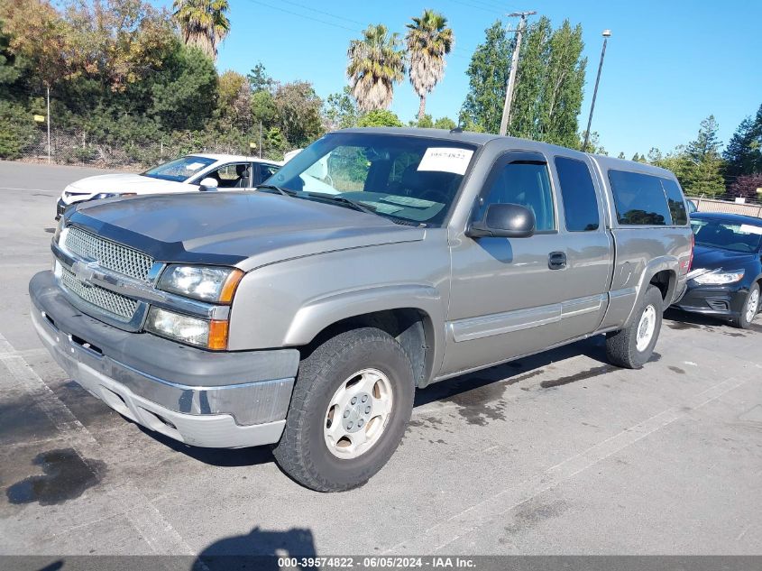 2003 Chevrolet Silverado K1500 VIN: 1GCEK19T43Z344742 Lot: 39574822