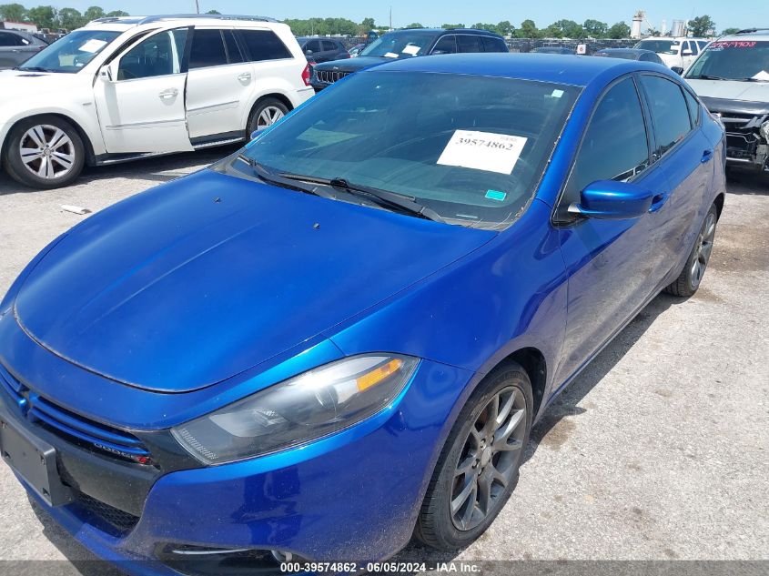 2013 Dodge Dart Sxt VIN: 1C3CDFBH3DD149089 Lot: 39574862