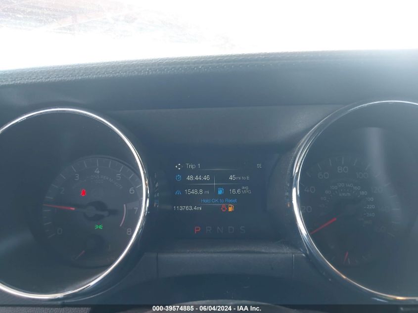 2016 Ford Mustang Ecoboost VIN: 1FA6P8TH6G5221319 Lot: 39574885