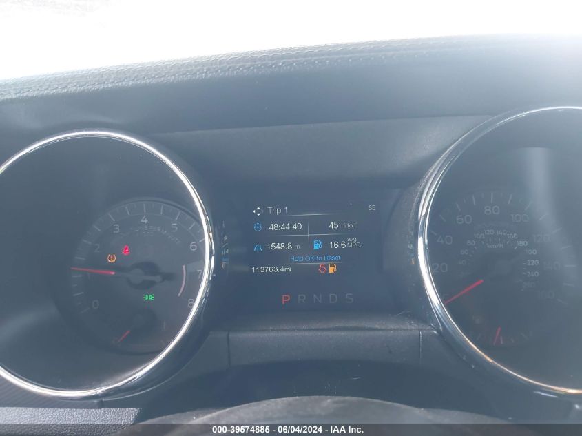 2016 Ford Mustang Ecoboost VIN: 1FA6P8TH6G5221319 Lot: 39574885