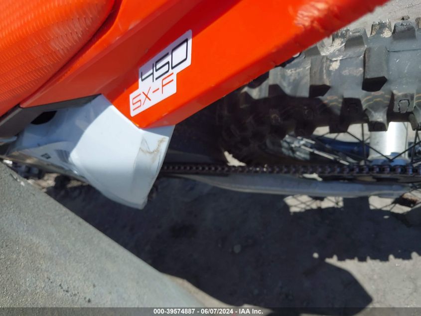 2024 Ktm 450 Sx-F VIN: VBKSXS436RM339693 Lot: 39574887