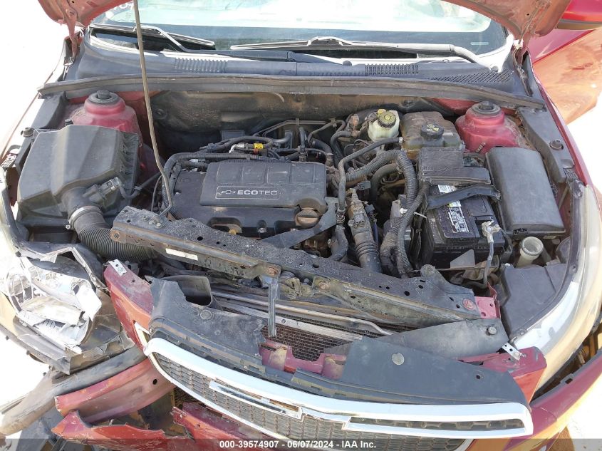 2012 Chevrolet Cruze 1Lt VIN: 1G1PF5SC1C7123411 Lot: 39574907