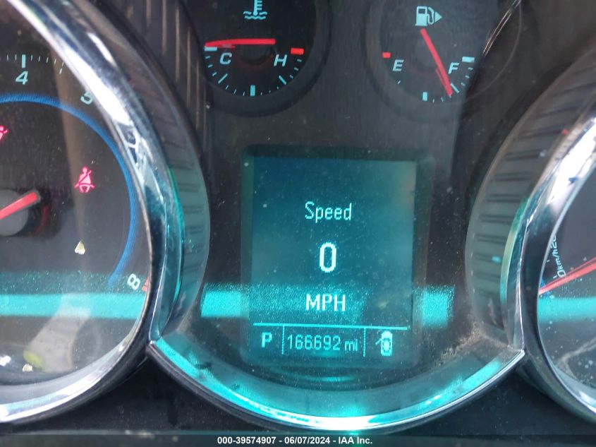 2012 Chevrolet Cruze 1Lt VIN: 1G1PF5SC1C7123411 Lot: 39574907