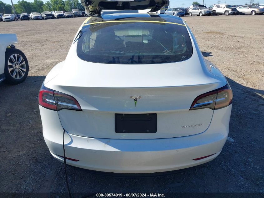 2022 Tesla Model 3 Long Range Dual Motor All-Wheel Drive VIN: 5YJ3E1EB6NF272303 Lot: 39574919