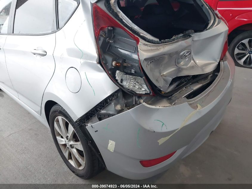 2012 Hyundai Accent Se VIN: KMHCU5AE8CU026024 Lot: 39574923