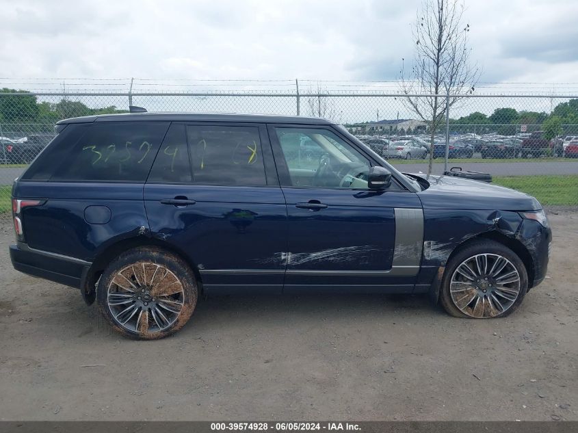 2022 Land Rover Range Rover P525 Westminster VIN: SALGS2SE4NA468997 Lot: 39574928