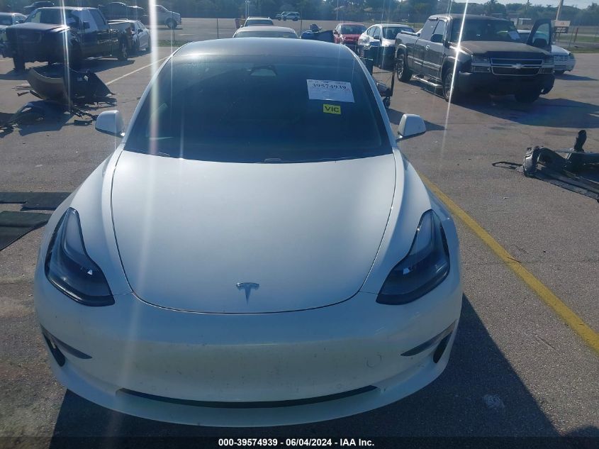 2021 Tesla Model 3 Long Range Dual Motor All-Wheel Drive VIN: 5YJ3E1EBXMF919106 Lot: 39574939