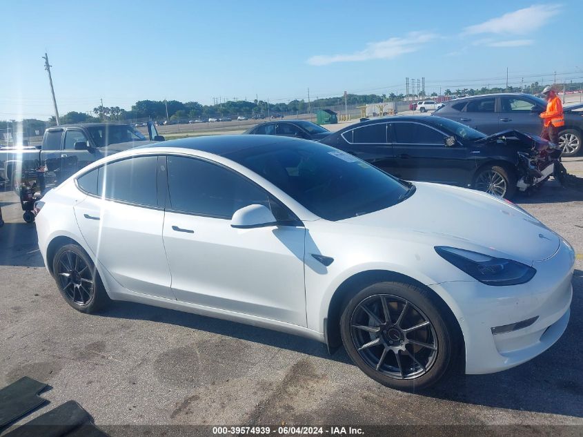 2021 Tesla Model 3 Long Range Dual Motor All-Wheel Drive VIN: 5YJ3E1EBXMF919106 Lot: 39574939