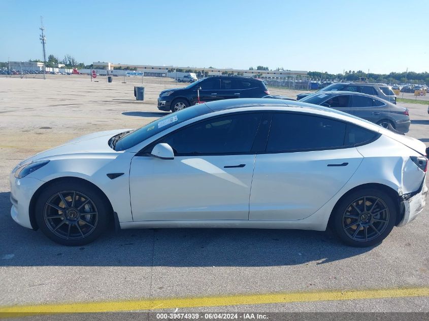 2021 Tesla Model 3 Long Range Dual Motor All-Wheel Drive VIN: 5YJ3E1EBXMF919106 Lot: 39574939